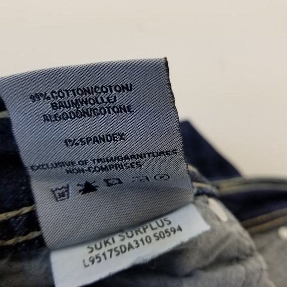 Silver Women's  jeans size 29 x 32 Suki Surplus Bo - Picture 7 of 7